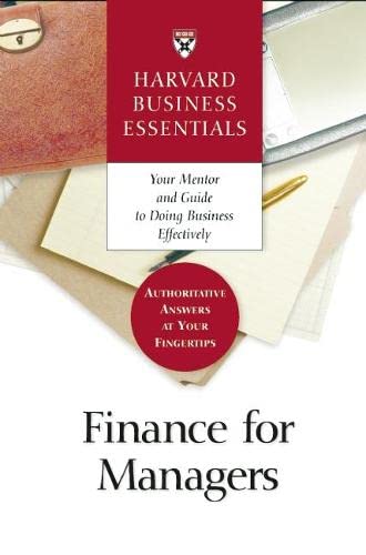 Finance For Managers (used, good condition)