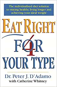 Eat Right 4 Your Type (used, good condition)