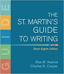 The St. Martin's Guide to Writing Short Edition (used, good condition)