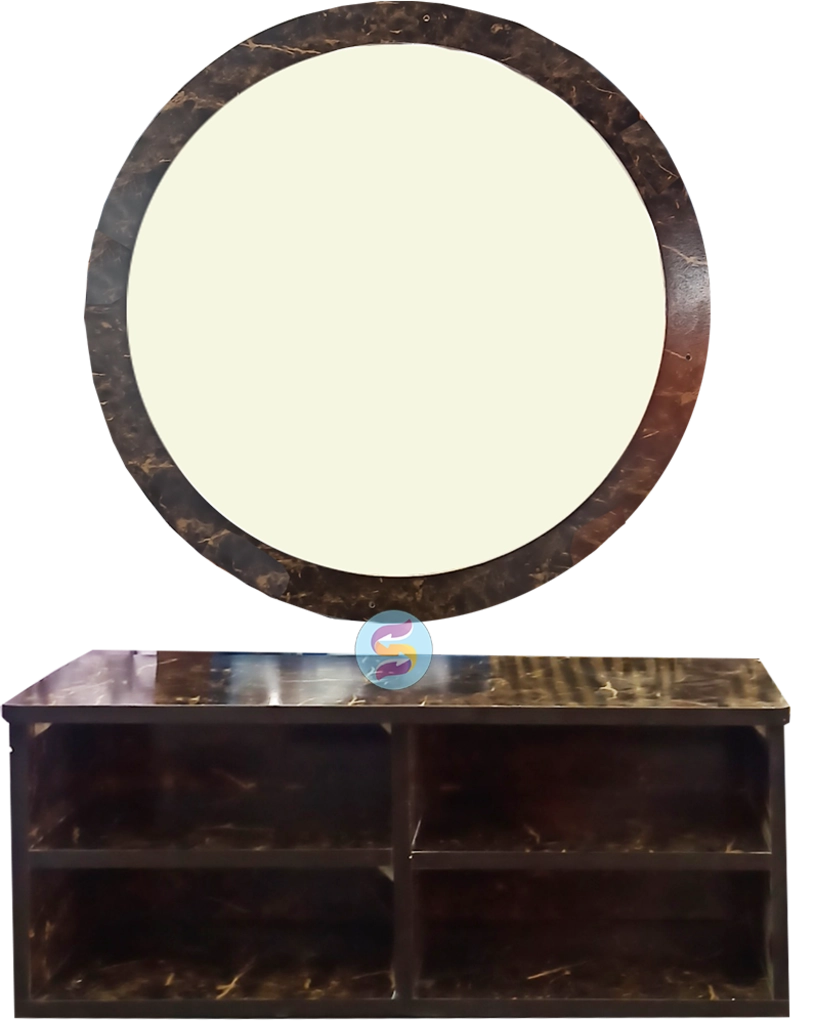 Round Wall Mountable Dressing Table