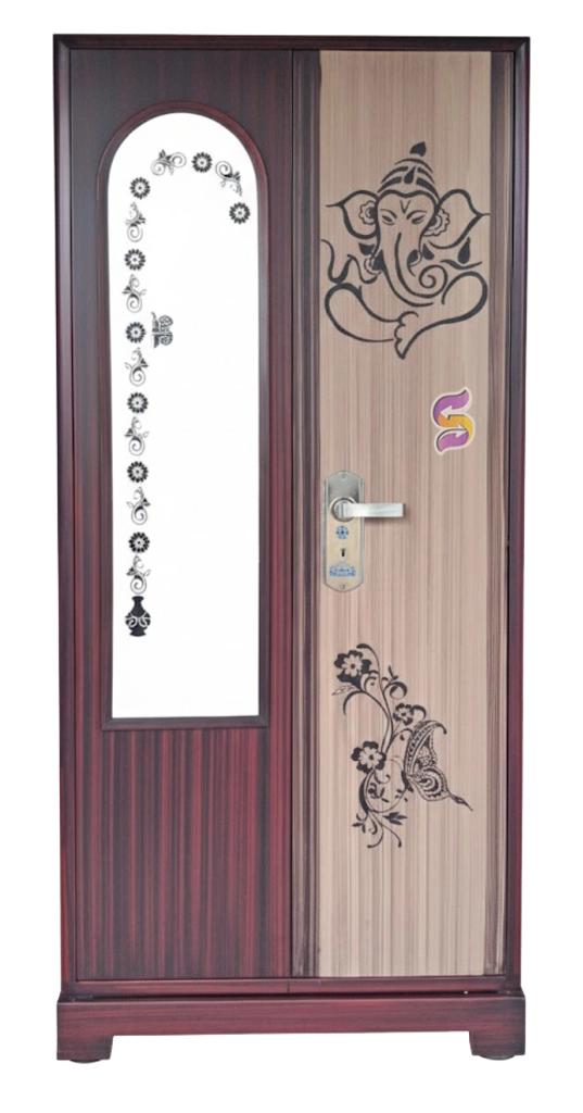 36x19-Mahakani-Vinayagar-Steel Cupboard-Glass