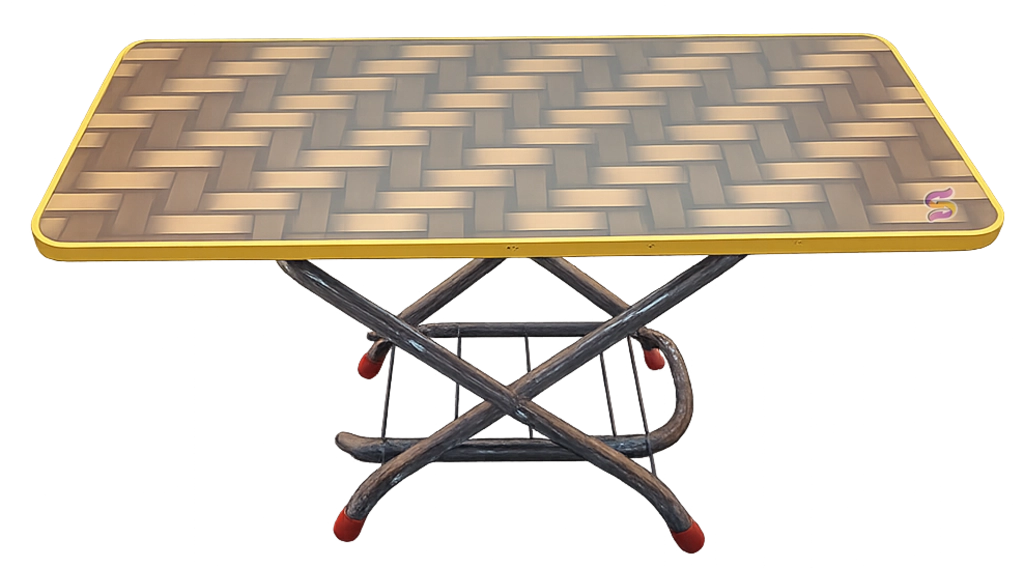 Foldable Center Table 2 Step Height Adjustment
