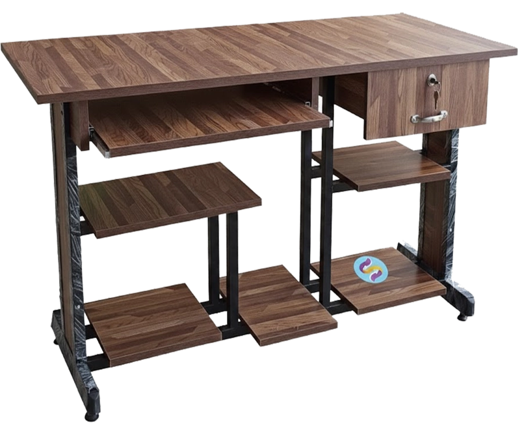 4x2 Steel Frame Computer Table