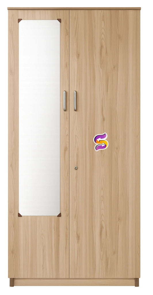 2 Door Wooden Cupboard