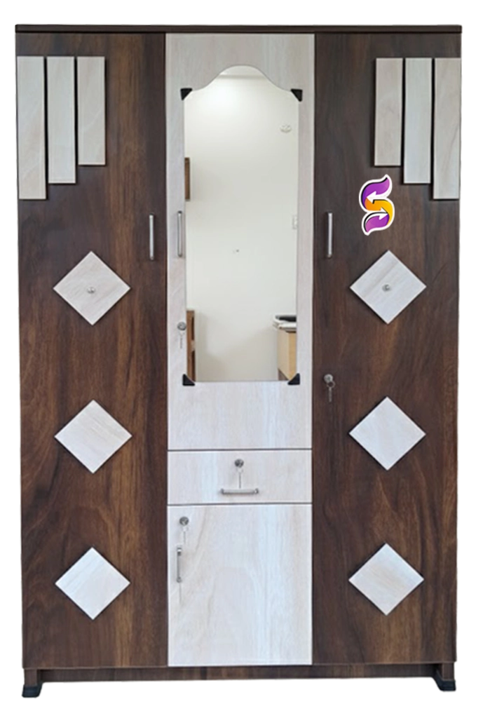 3  Door Wooden Cupboard