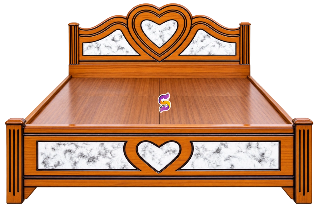 6 Feet Heart Model Cot