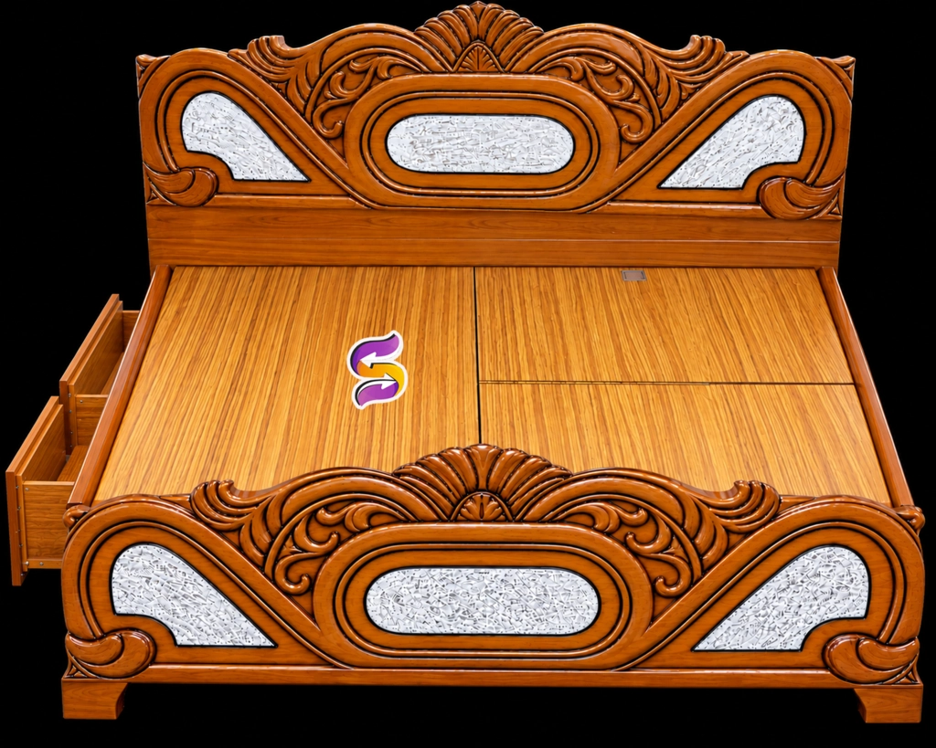 6 Feet Box Cot - Capsule Model
