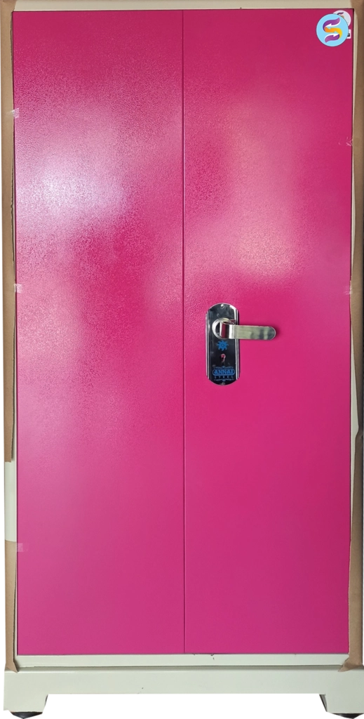 34x17 Pink  Colour Steel Cupboard