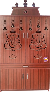 5½x3 - CNC Door - Pooja Stand