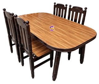 Dinning Table With 4 S Bend Chair