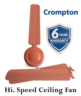 Hi Speed Ceiling Fan - 6 Years Waranty