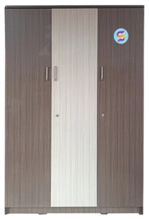 3 Door Wooden Cupboard