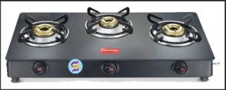 3 Burner Glass Top Gas Stove