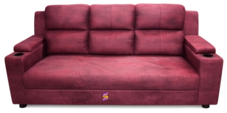 3 Seater sofa - Pocket Spring - Cup Holder  Model