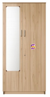 2 Door Wooden Cupboard