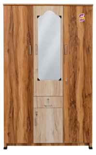 3 Door Wooden Cupboard