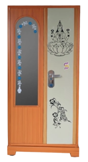 36x19 Cherry Lakshmi With Glass