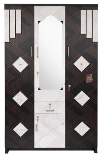 3 Door Wood Cupboard