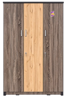 3 Door Wooden Bero Without Glass
