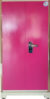 34x17 Pink  Colour Steel Cupboard