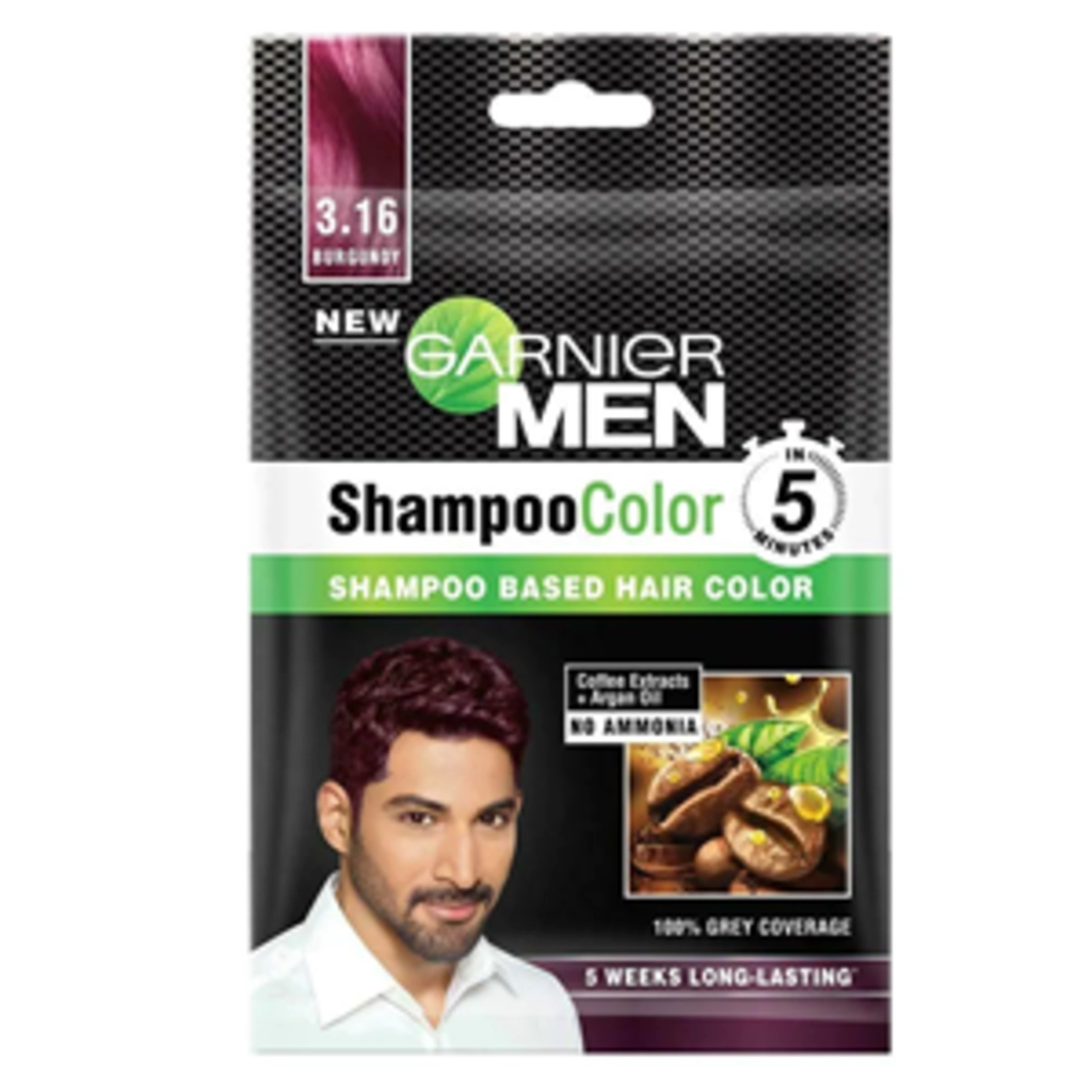 Men Sham Color Burgundy 3.16