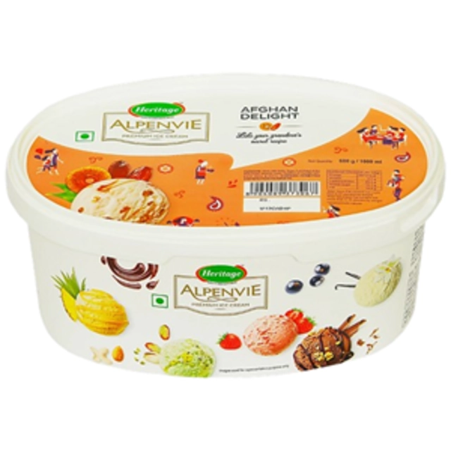 Vijetha supermarkets : Heritage Ice Cream Cup Alpenvie Afghan Delight