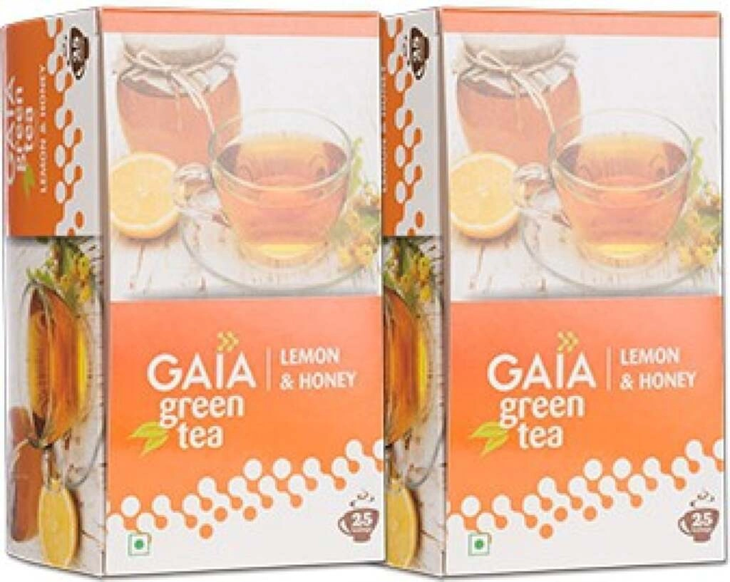 GREEN TEA BAG H & LIME 25 BAGS.