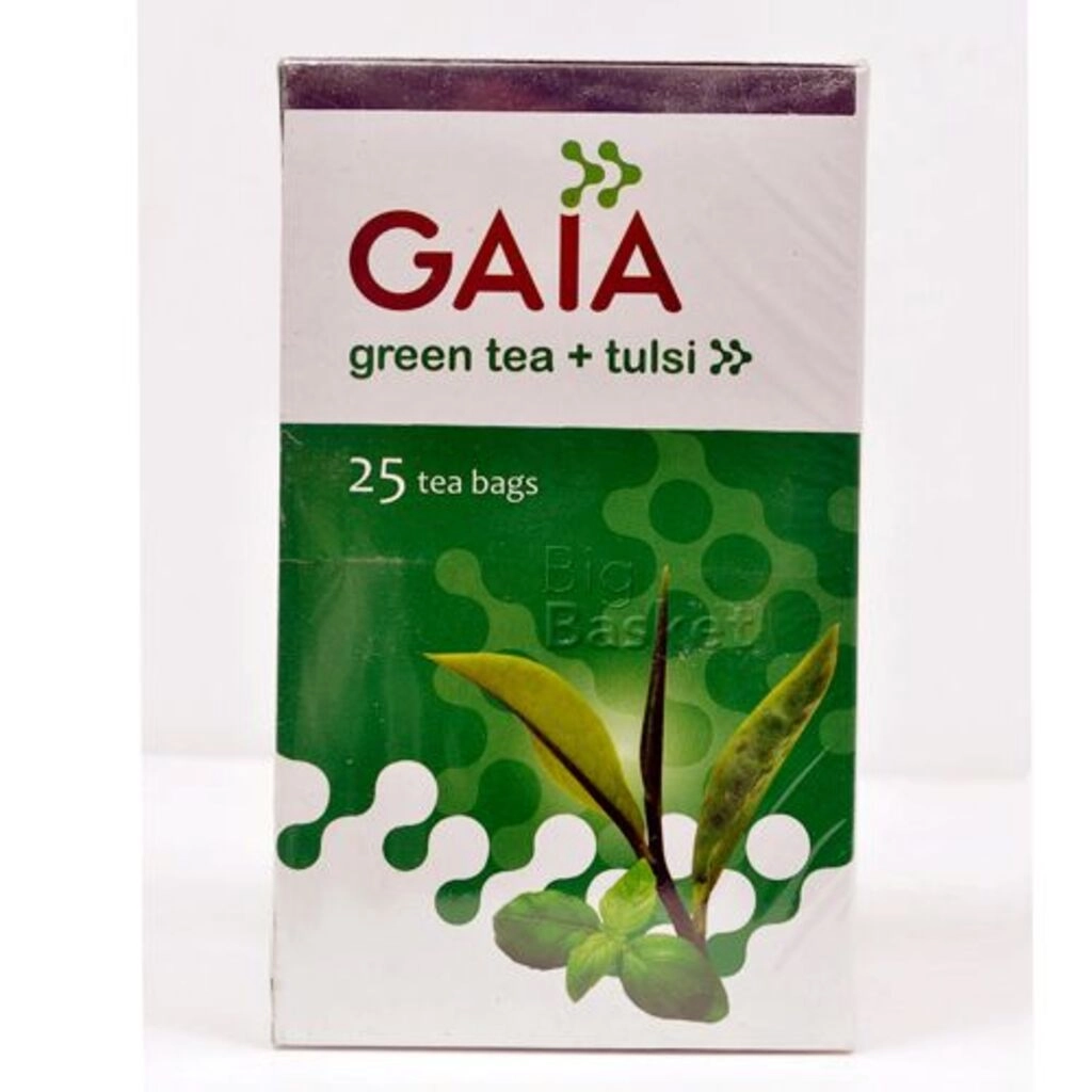 GREEN TEA BAG TULSI 25 BAGS.