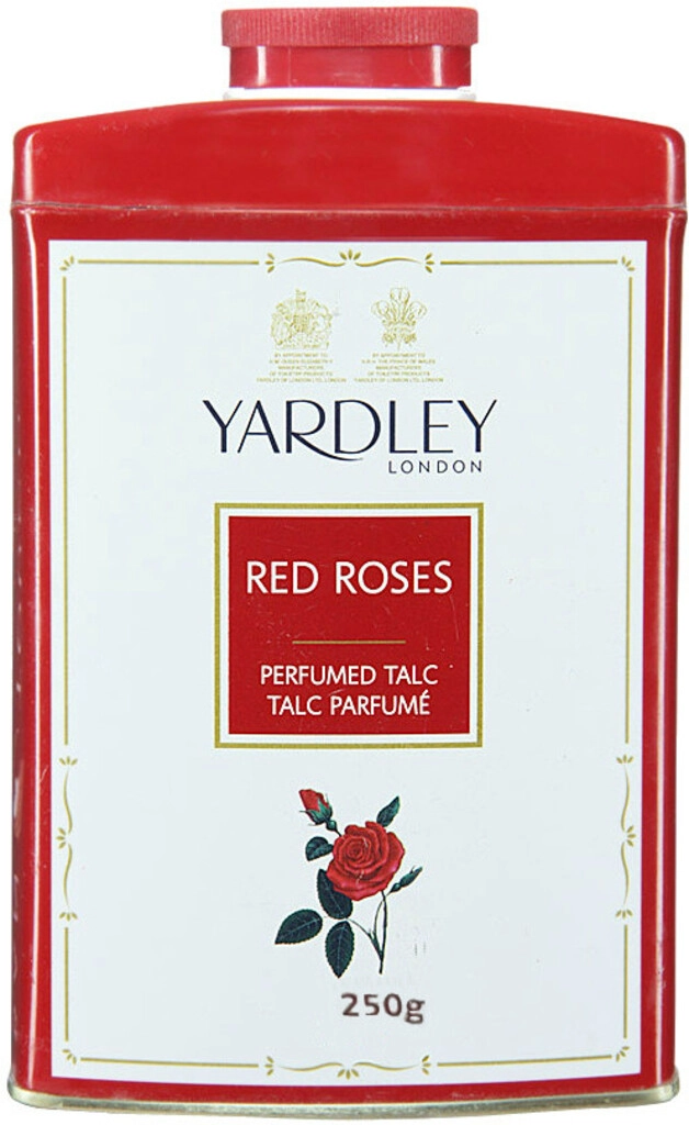 TALC POWDER RED ROSES 250 GM.