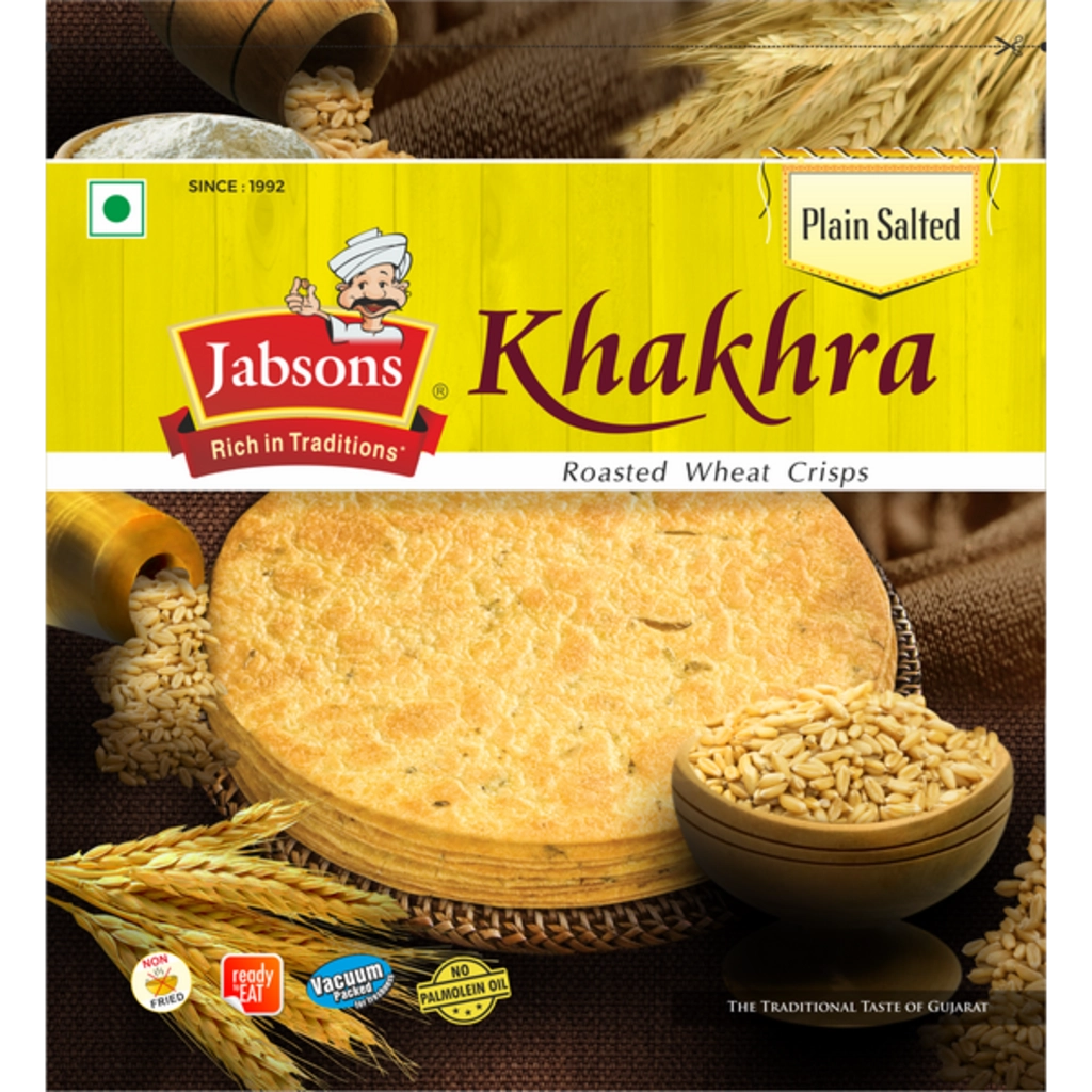KHAKHRA PLAIN SALTED 180 GM.
