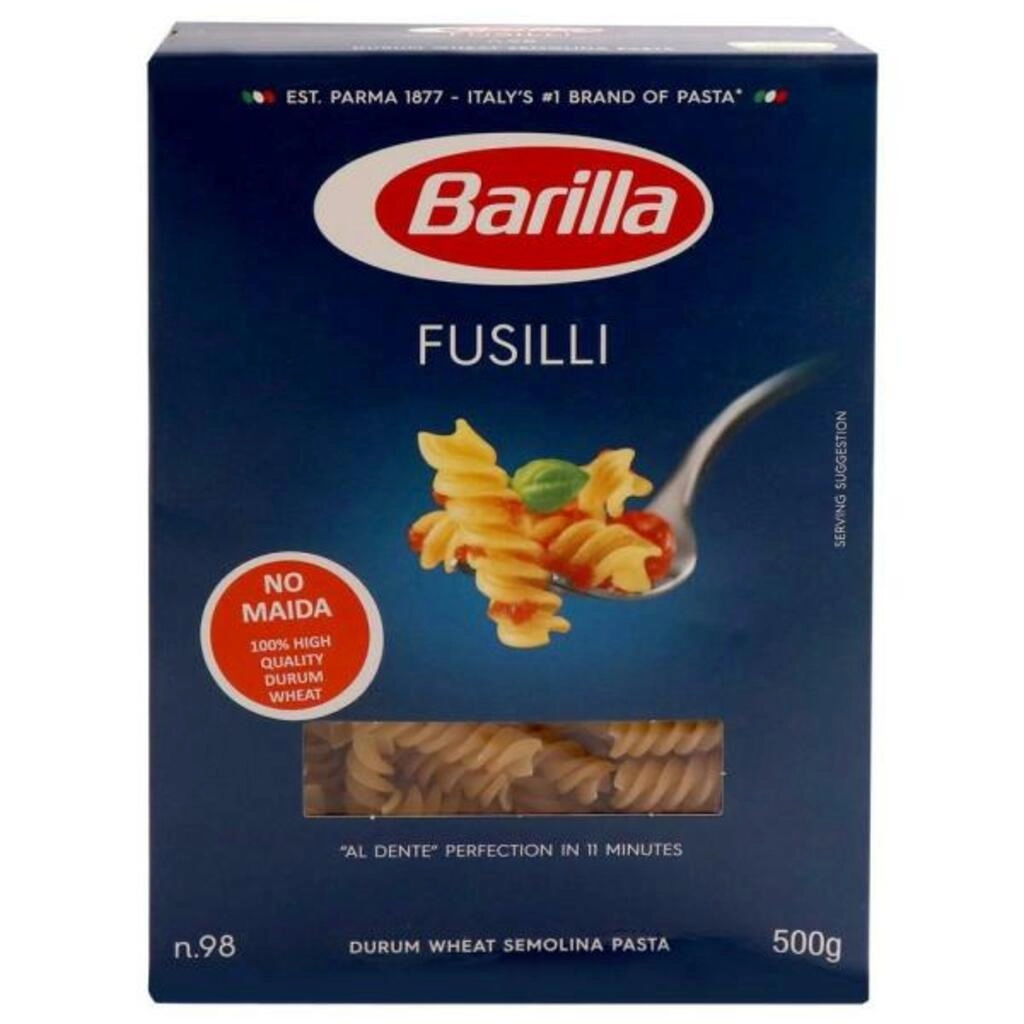 FUSILLI DRUM WHEAT PASTA 500 GM.