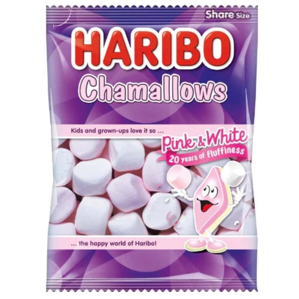 HARIBO CHAMALLOWS PINK&WH 140 GM