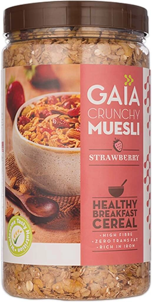 MUESLI STRAWBERRY 1KG.