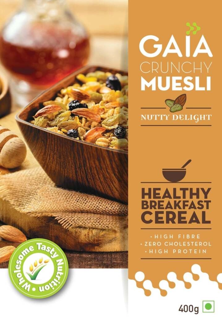 MUESLI NUTTY DELIGHT 400 GM.