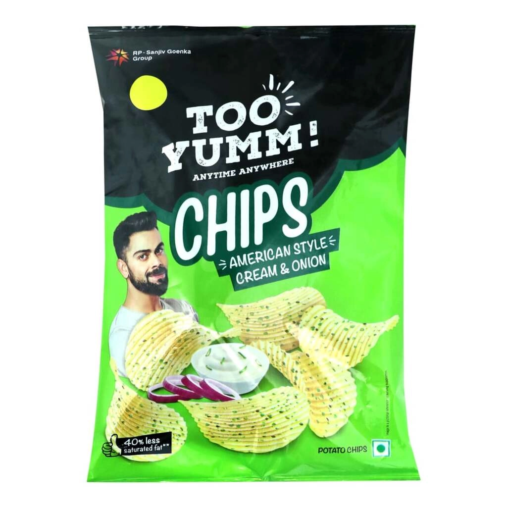 CHIPS AMERICAN CREAM & ONION 52 GM.