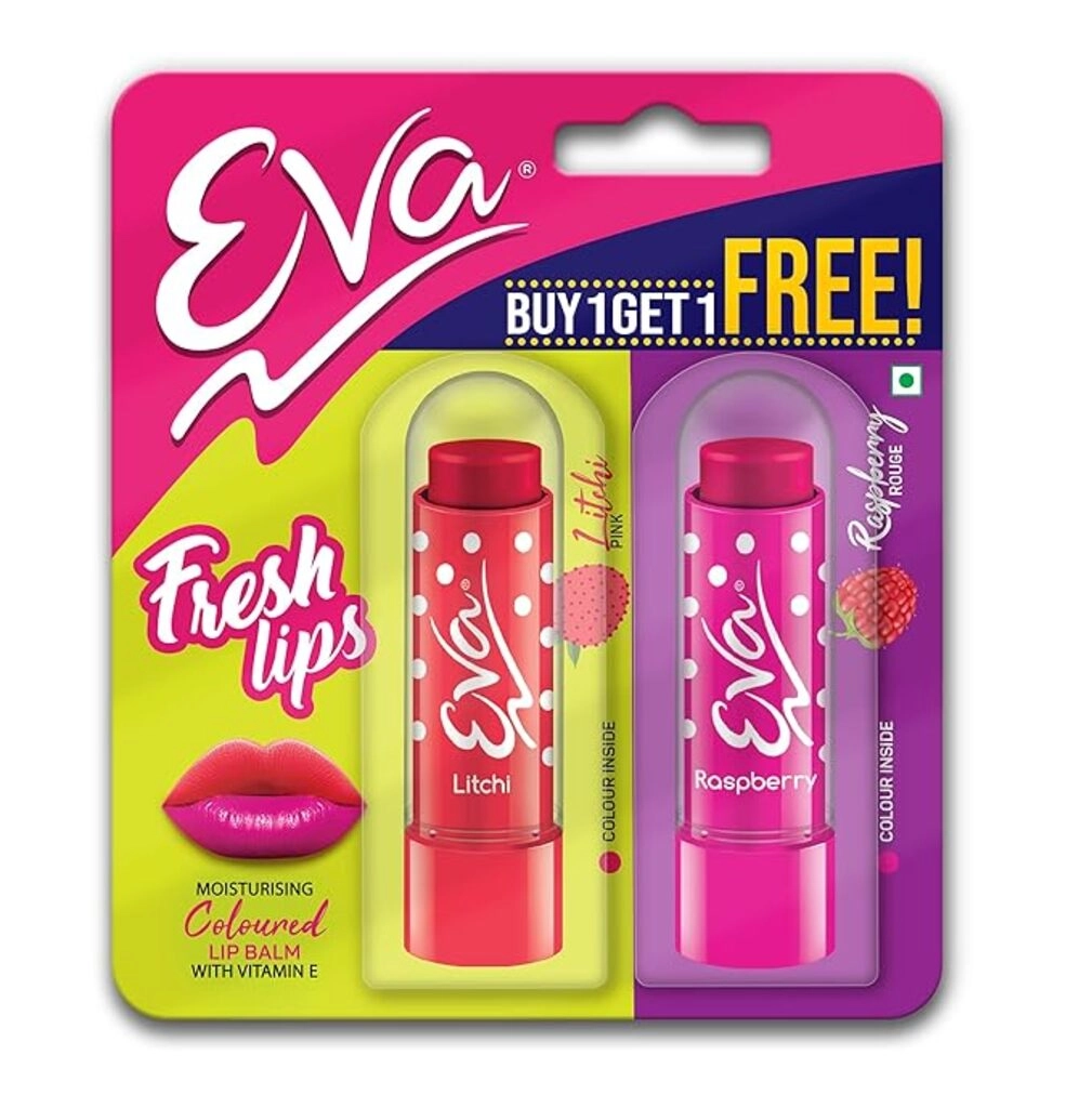 EVA FRESH LIPS STRAWBERRY 4.5 GM.