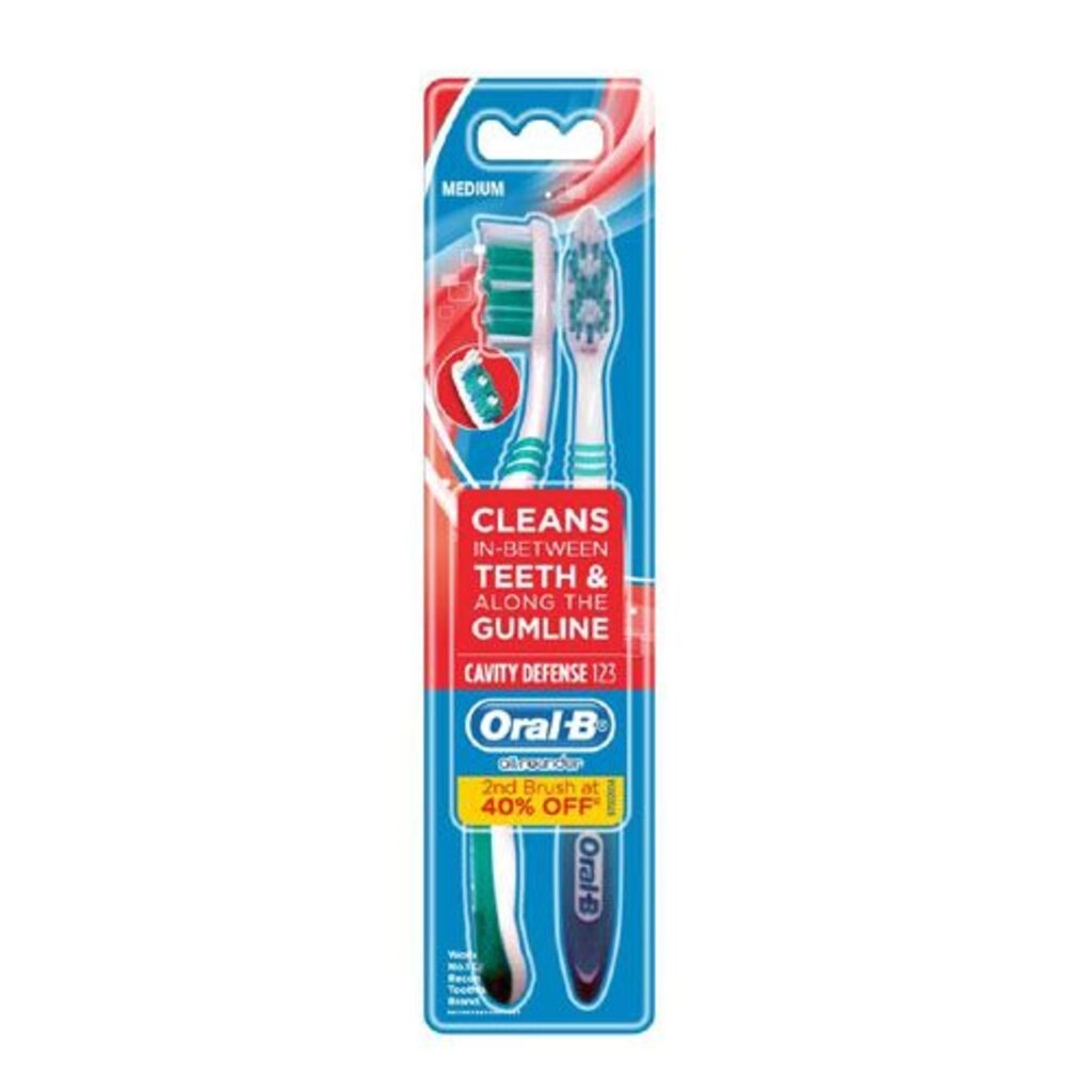 BRUSH CAVITY DEFENS 123(MEDIUM 40) 2PCS
