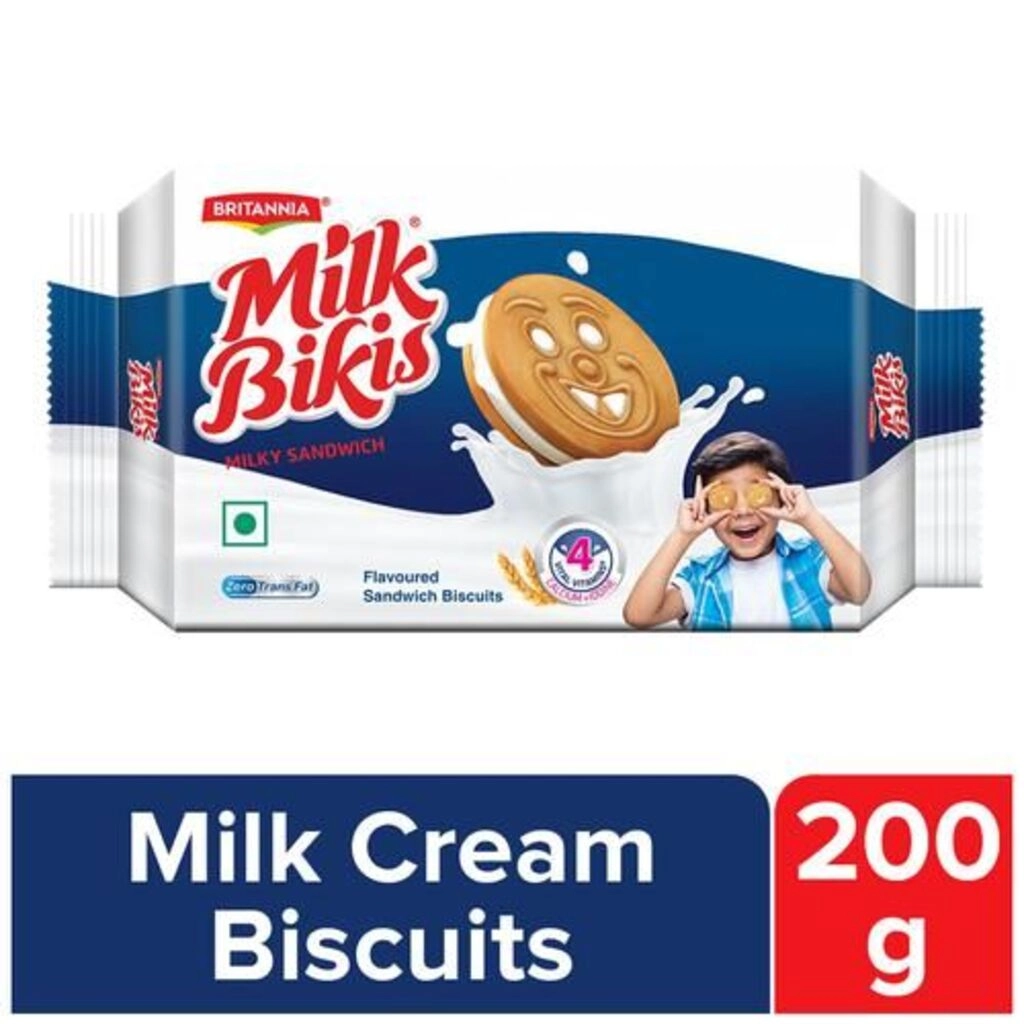 MILK BIKIES CREAM 200 GM.