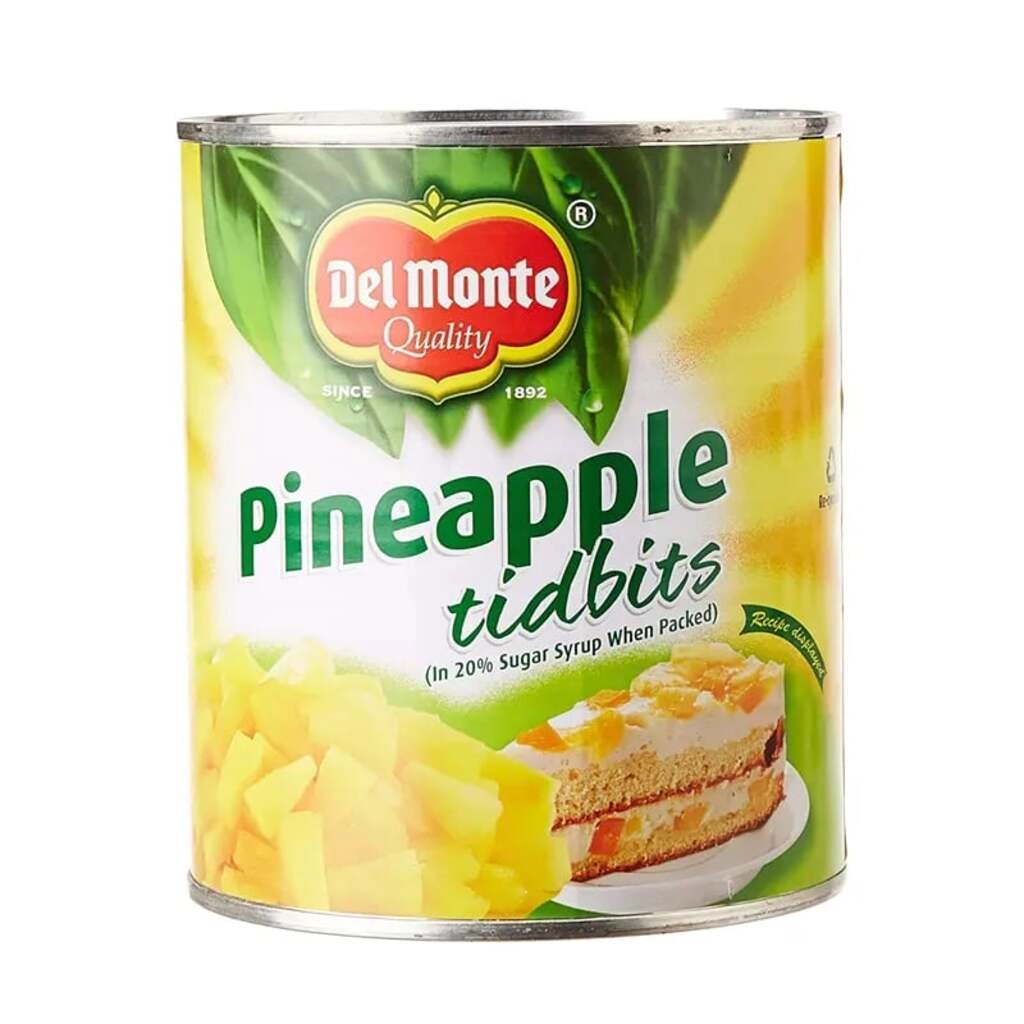 PINEAPPLE TIDBITS 850 GM.