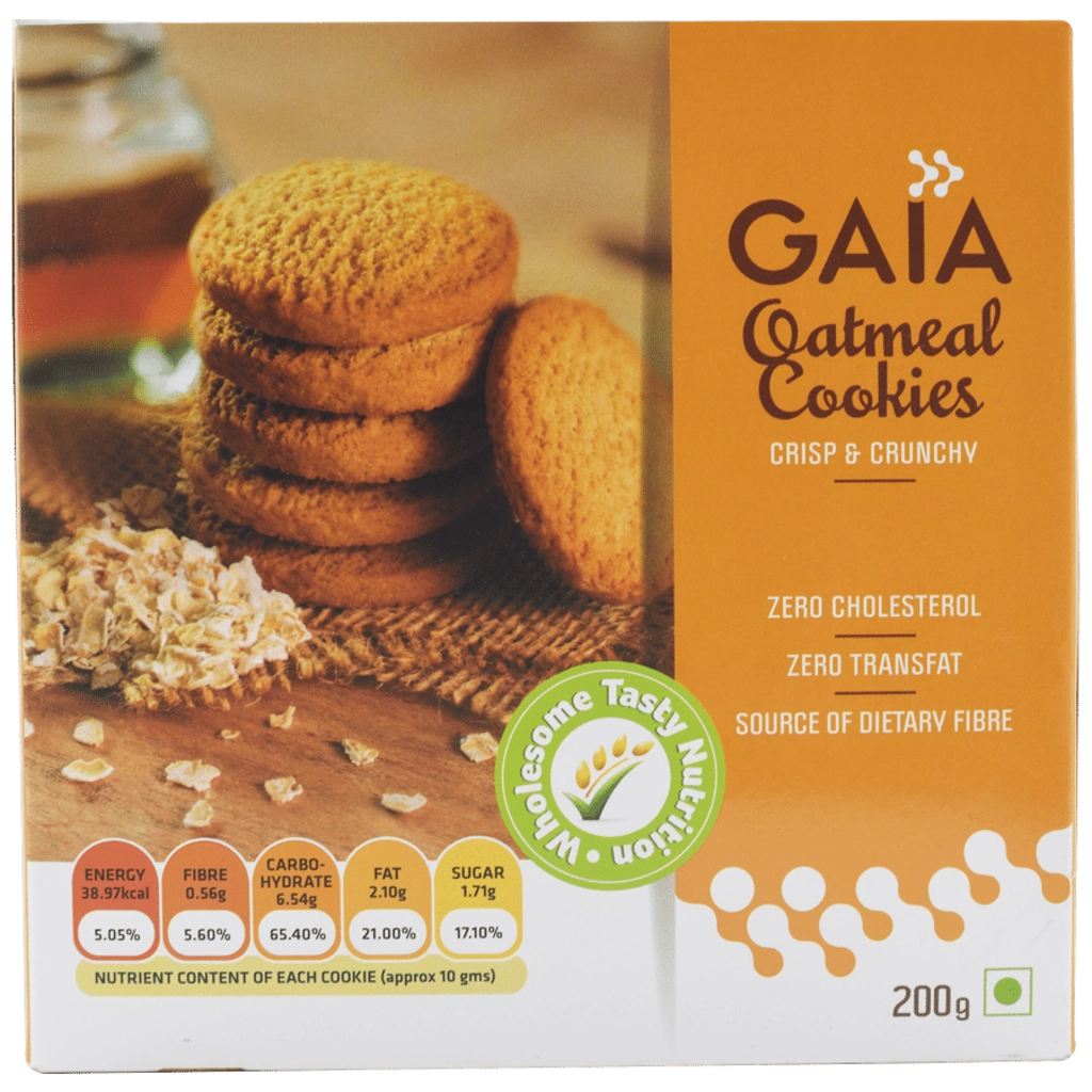 COOKIES OATMEAL 200 GM.