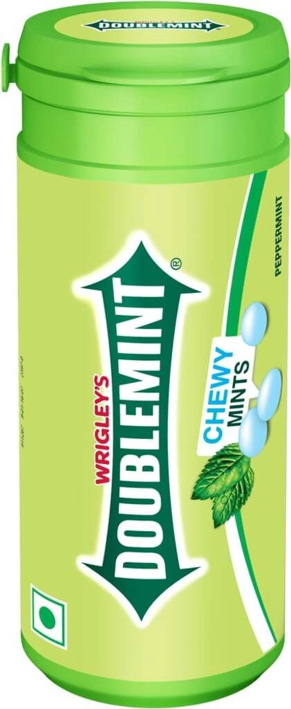 DOUBLEMINT CHEWY MINTS PEPPERMINT 33.6GM