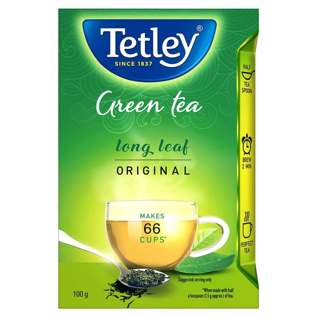 TETLEY GREEN TEA 100 GM.