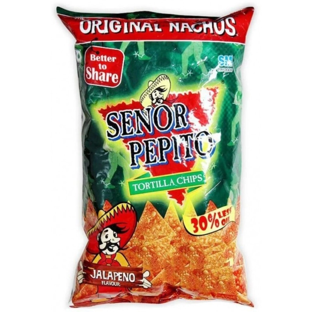 SENOR PEPITO TORTILLA CHIPS NACHO 140 GM.