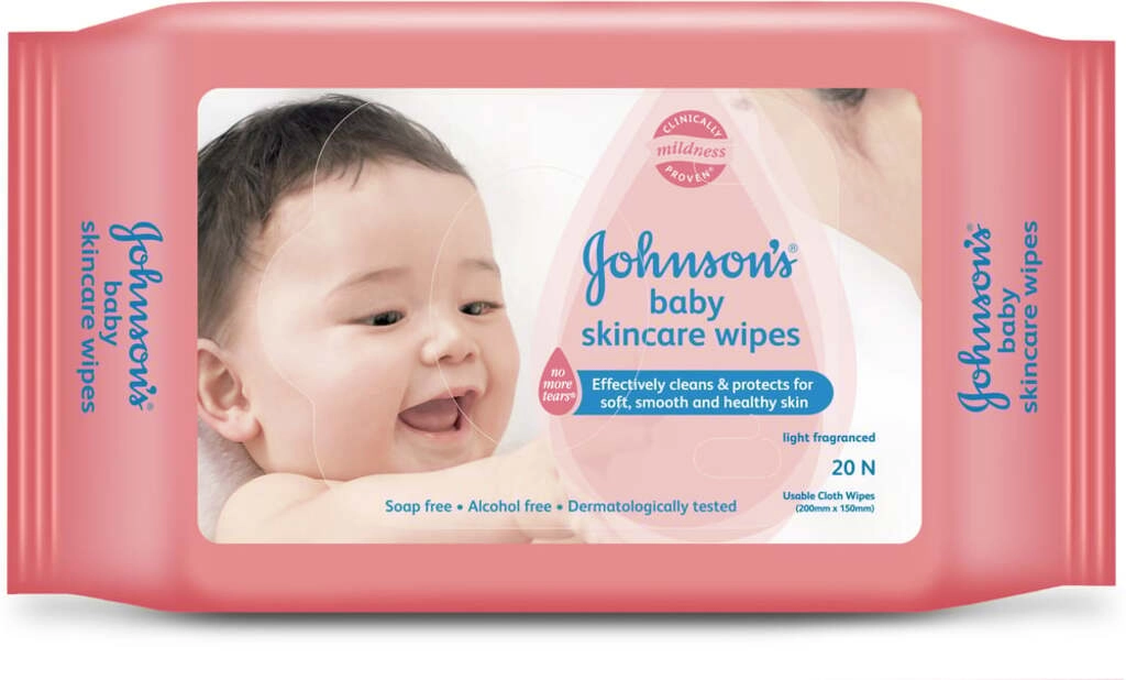 BABY WIPES J & J 20 PCS.