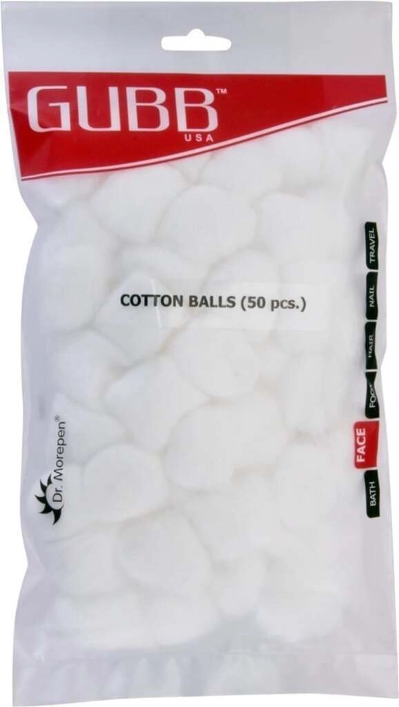 COTTON BALLS WHITE (50 PCS)