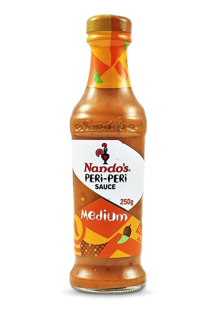 NANDOS PERI-PERI SAUCE MEDIUM 250 GM.