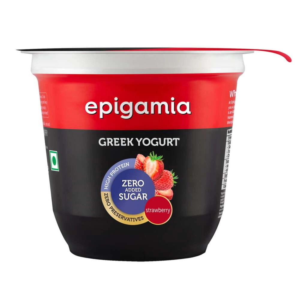 GREEK YOGURT ZERO SUGAR STRAWBERRY 110 GM.
