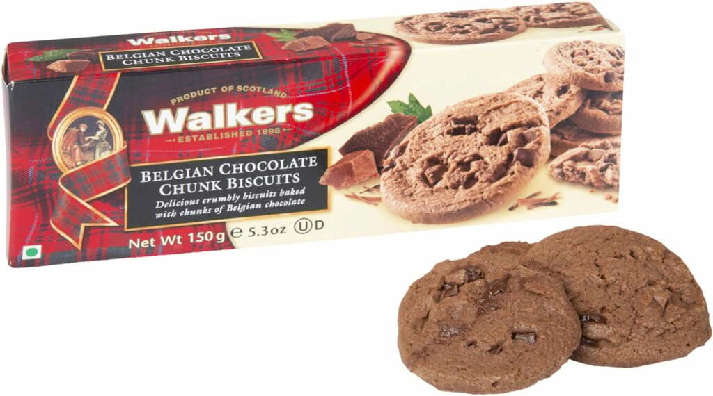 BELGIAN CHOCOLATE CHUNK BISCUITS 150GM