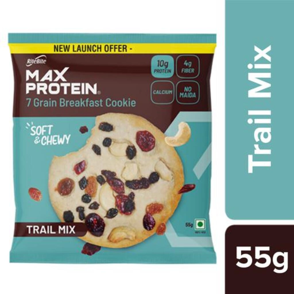 MAX PROTEIN 7 GRAIN COOKIES TRAIL MIX 55 GM.