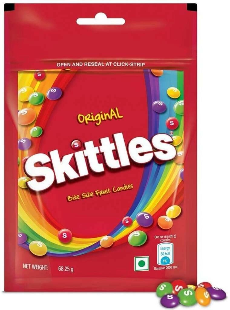 SKITTLES ORIGINAL 68.25 GM.